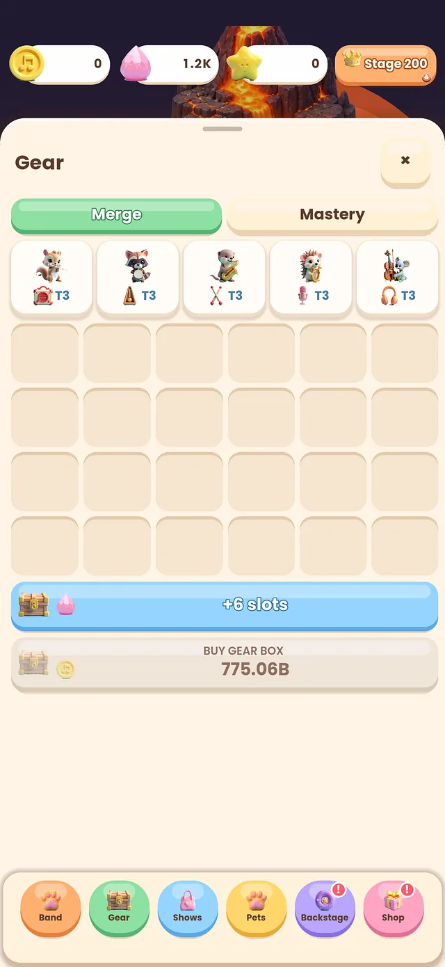 Match, merge, get stronger
